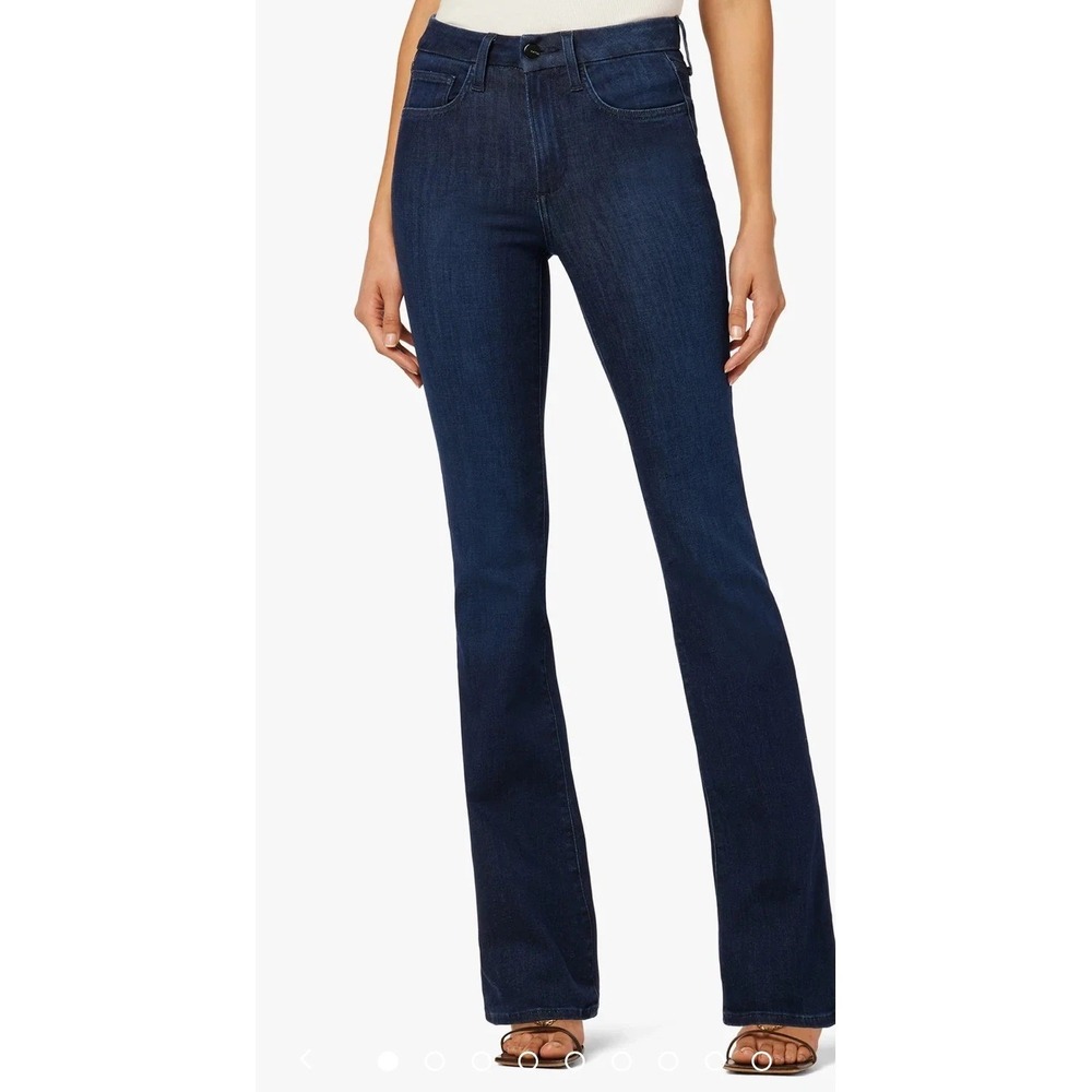 Joe's Jeans The Icon Flawless Mid Rise Boot Cut Dark Wash Jean 29 Inseam 28